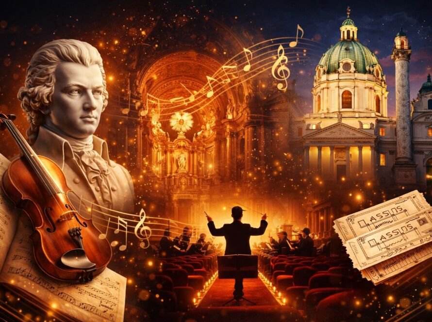 Vienna concert at twilight